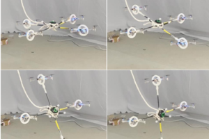Downwash-aware Control Allocation for Over-actuated UAV Platforms