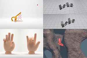 Simulation and Optimization of Magnetoelastic Thin Shells